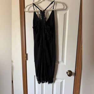Lace Black Mini Dress